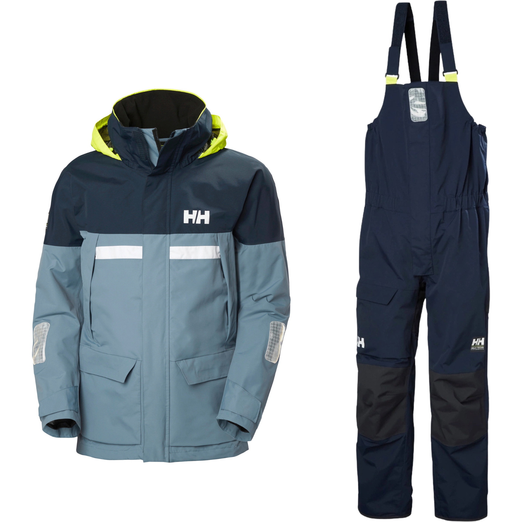 2026 Helly Hansen Mens Pier 4.0 Jacket & Pier 4.0 Bib Sailing Suit  - Washed Navy